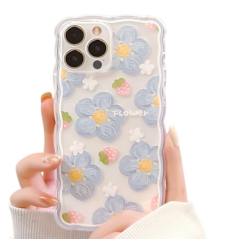 iPhone 12 Pro Max Case: Protective Slim Shockproof Floral Case
